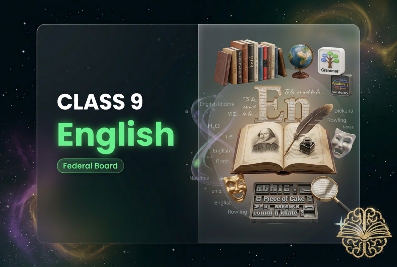English Class 9 Federal Board Book Solutions & Study Notes - Talimify