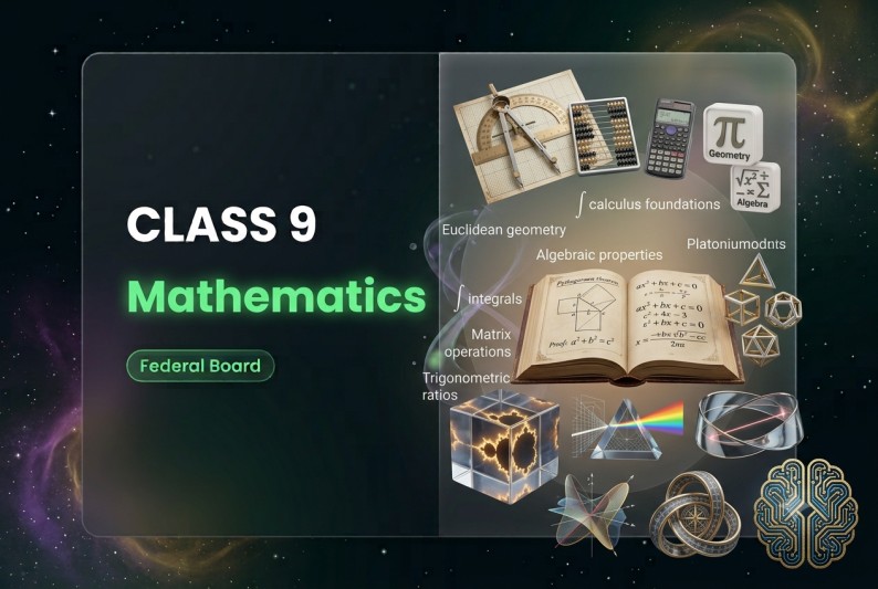 Mathematics Class 9 Federal Board Book Solutions & Study Notes - Talimify