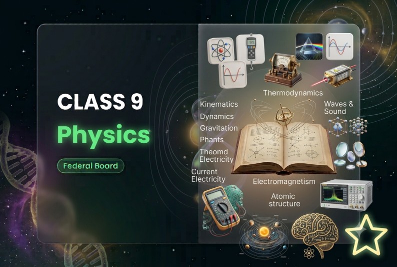Physics Class 9 Federal Board Book Solutions & Study Notes - Talimify
